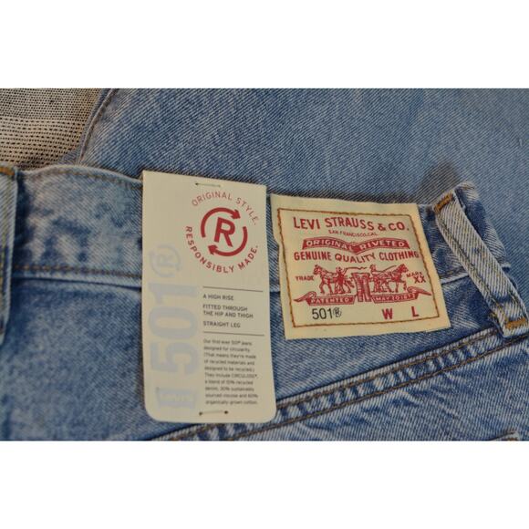 NWT Levi's Circular 501® Original Fit Jeans - Picture 4 of 7